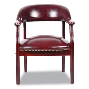 Ivy League Executive Captain's Chair, 24" X 26" X 31", Burgundy Seat-back