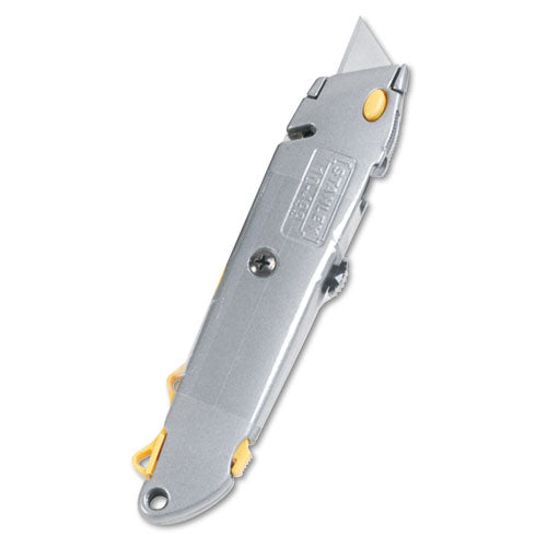 ESBOS10499 - Quick-Change Utility Knife W-retractable Blade & Twine Cutter, Gray