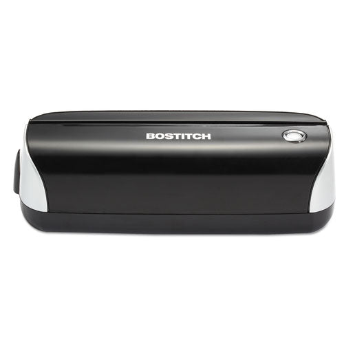 ESBOSEHP3BLK - 12-Sheet Electric Three-Hole Punch, Black