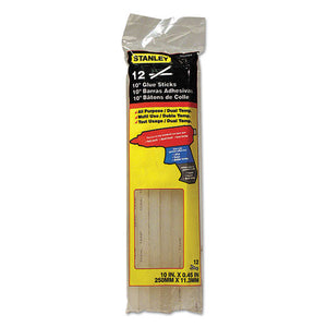 ESBOSGS25DT - Dual Temperature 10" Glue Sticks, Clear, 12-pack
