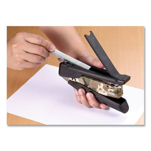 Wounded Warrior Project Desktop Stapler, 28-sheet Capacity, Black-camouflage