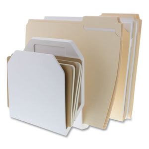 Konnect File Organizer, 3 Sections, Letter Size Files, 7.25 X 4 X 9.25, White