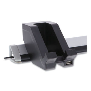 Konnect Plastic Phone Dock With Usb Port, For Use With Phones And Tablets, 3 X 3.5 X 5, Black