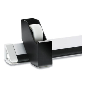 Konnect Slim-design Tabletop Tape Dispenser, Plus One Roll Of 0.75" X 1000" Tape, 1" Core, Plastic, Black