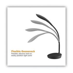Konnect Gooseneck Desk Lamp, Black