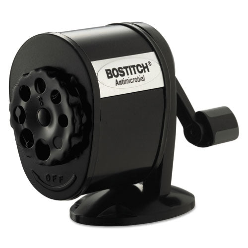 ESBOSMPS1BLK - Counter-Mount-wall-Mount Antimicrobial Manual Pencil Sharpener, Black