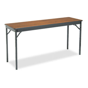 ESBRKCL1860WA - Special Size Folding Table, Rectangular, 60w X 18d X 30h, Walnut-black