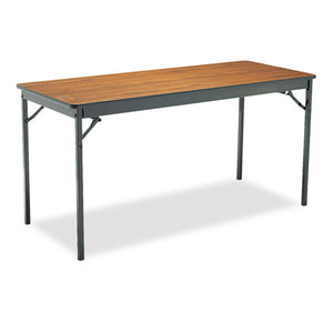 ESBRKCL2460WA - Special Size Folding Table, Rectangular, 60w X 24d X 30h, Walnut-black
