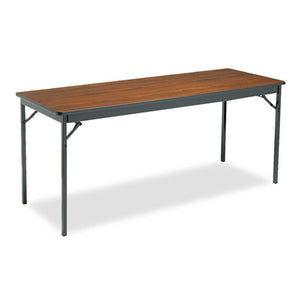 ESBRKCL2472WA - Special Size Folding Table, Rectangular, 72w X 24d X 30h, Walnut-black