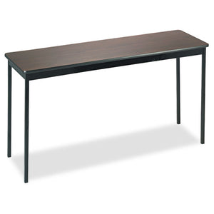 ESBRKUT1860WA - Utility Table, Rectangular, 60w X 18d X 30h, Walnut-black