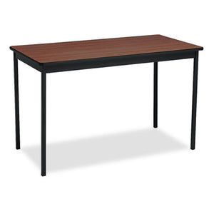 ESBRKUT244830WA - Utility Table, Rectangular, 48w X 24d X 30h, Walnut-black