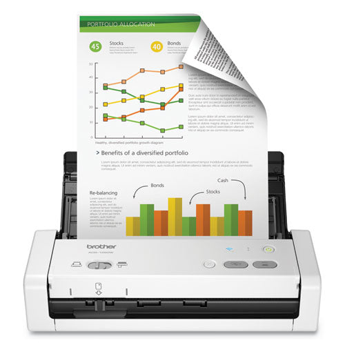 Ads1250w Wireless Compact Color Desktop Scanner With Duplex