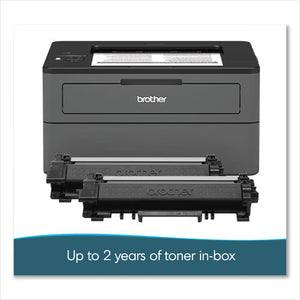 Hll2370dwxl Xl Extended Print Monochrome Compact Laser Printer With Up To 2-years Of Toner In-box
