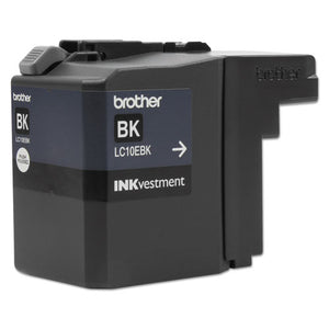 Lc10ebk Inkvestment Super High-yield Ink, 2,400 Page-yield, Black