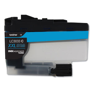 Lc3033c Inkvestment Super High-yield Ink, 1,500 Page-yield, Cyan