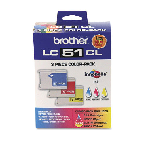 Lc513pks Innobella Ink, 400 Page-yield, Cyan-magenta-yellow