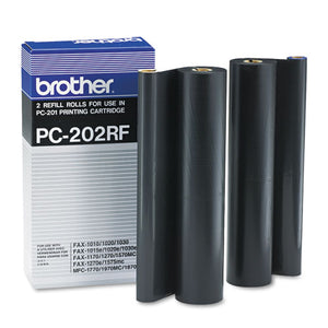 Pc-202rf Thermal Transfer Refill Roll, 450 Page-yield, Black, 2-pack