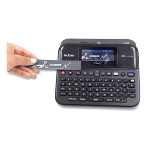 Pt-d600 Pc-connectable Label Maker With Color Display, 30 Mm-s Print Speed, 8 X 7.63 X 3.38