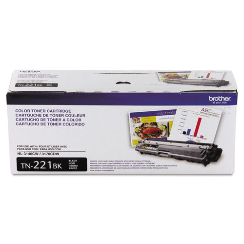 Tn221bk Toner, 2,500 Page-yield, Black