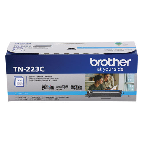 Tn223c Toner, 1,300 Page-yield, Cyan