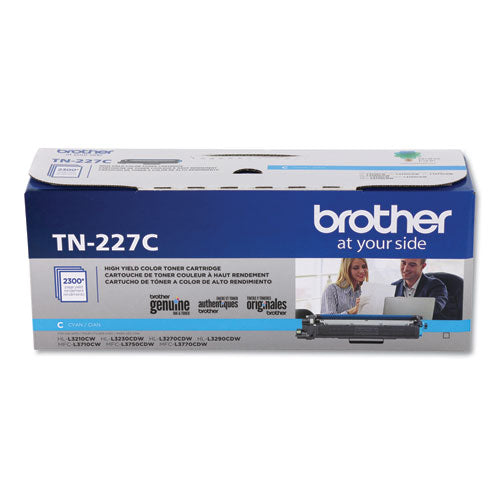 Tn227c High-yield Toner, 2,300 Page-yield, Cyan