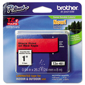 Label,1" Blk-red