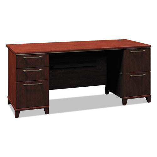 ESBSH2972CSA203 - Enterprise Collection 72w Double Pedestal Desk, Harvest Cherry (box 2 Of 2)