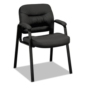 ESBSXVL643SB11 - Vl640 Series Leather Guest Leg Base Chair, Black