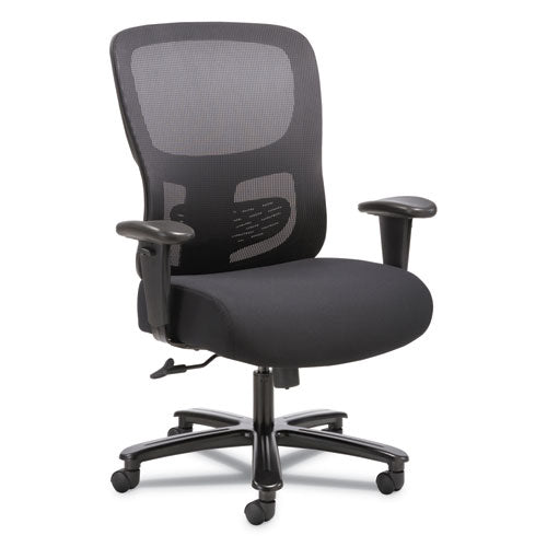 ESBSXVST141 - 1-FOURTY-ONE BIG & TALL MESH TASK CHAIR, BLACK FABRIC SEAT, SUPPORTS 350 LB