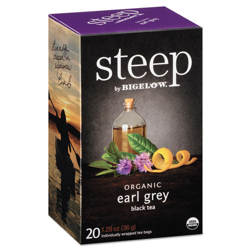 ESBTC17700 - Steep Tea, Earl Grey, 1.28 Oz Tea Bag, 20-box