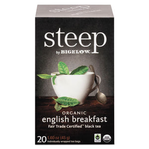 ESBTC17701 - Steep Tea, English Breakfast, 1.6 Oz Tea Bag, 20-box
