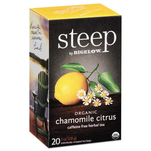 ESBTC17707 - Steep Tea, Chamomile Citrus Herbal, 1 Oz Tea Bag, 20-box