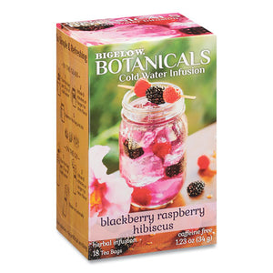Botanicals Blackberry Raspberry Hibiscus Cold Water Herbal Infusion, 0.7 Oz Tea Bag, 18-box