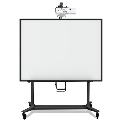 ESBVCBI350420 - Interactive Board Mobile Stand With Projector Arm, 76w X 26d X 86h, Black