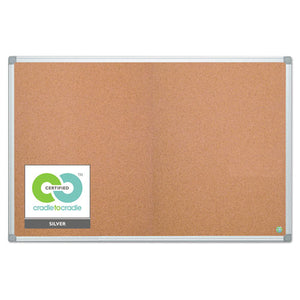 ESBVCCA271790 - Earth Cork Board, 48 X 72, Aluminum Frame