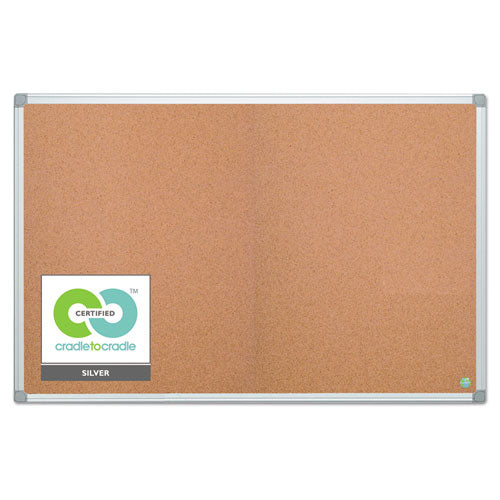 ESBVCCA271790 - Earth Cork Board, 48 X 72, Aluminum Frame