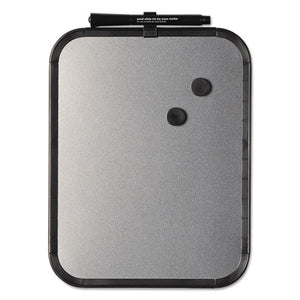 ESBVCCLK020402 - Magnetic Dry Erase Board, 11 X 14, Black Plastic Frame