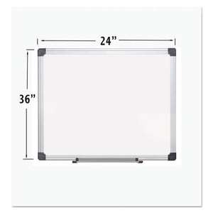 ESBVCCR0601170MV - Porcelain Value Dry Erase Board, 24 X 36, White, Aluminum Frame