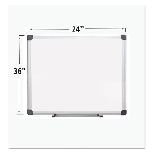 ESBVCCR0601170MV - Porcelain Value Dry Erase Board, 24 X 36, White, Aluminum Frame