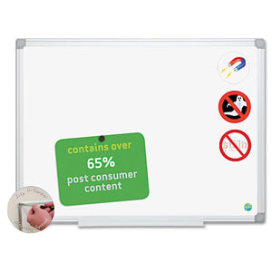 Earth Ceramic Dry Erase Board, 36x48, Aluminum Frame