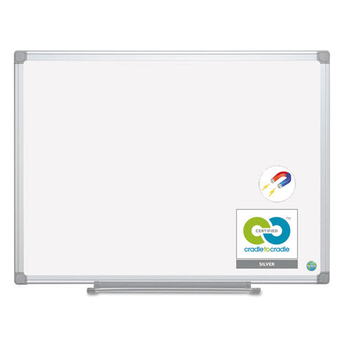 Earth Ceramic Dry Erase Board, 36x48, Aluminum Frame