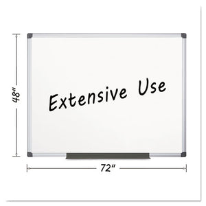 ESBVCCR1201170MV - Porcelain Value Dry Erase Board, 48 X 72, White, Aluminum Frame