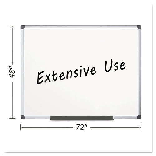 ESBVCCR1201170MV - Porcelain Value Dry Erase Board, 48 X 72, White, Aluminum Frame