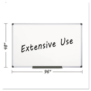 ESBVCCR1501170MV - Porcelain Value Dry Erase Board, 48 X 96, White, Aluminum Frame