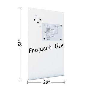 ESBVCDET8125397 - Magnetic Dry Erase Tile Board, 38 1-2 X 58, White Surface
