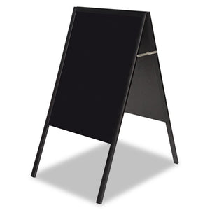 ESBVCDKT30505042 - Magnetic Wet Erase Board, 27x34 Black, Black Wood Frame