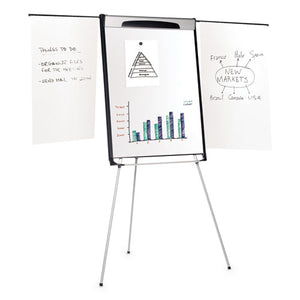 ESBVCEA23066720 - Tripod Extension Bar Magnetic Dry-Erase Easel, 39" To 72" High, Black-silver