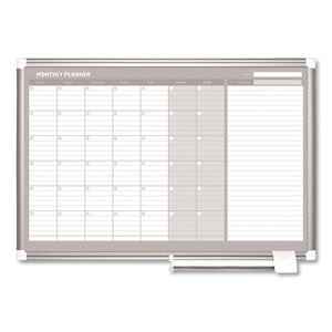 ESBVCGA0397830 - Monthly Planner, 36x24, Silver Frame