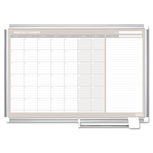 ESBVCGA0597830 - Monthly Planner, 48x36, Silver Frame