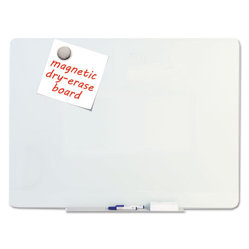 ESBVCGL110101 - Magnetic Glass Dry Erase Board, Opaque White, 60 X 48